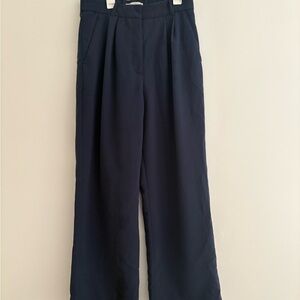 Abercrombie & Fitch Navy Wide Leg Pants